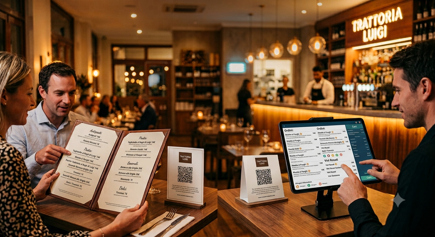 Menu digitale vs menu cartaceo: cosa conviene davvero a ristoranti e wine bar