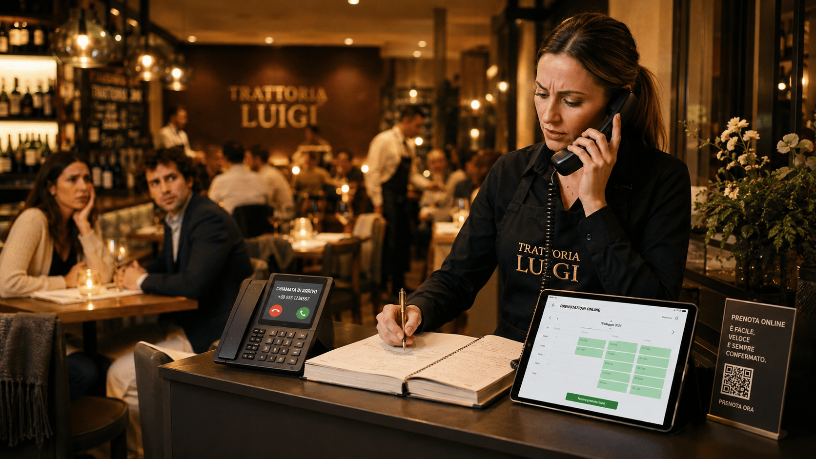 Prenotazioni telefoniche vs online: perché il ristorante perde tempo (e clienti) al telefono